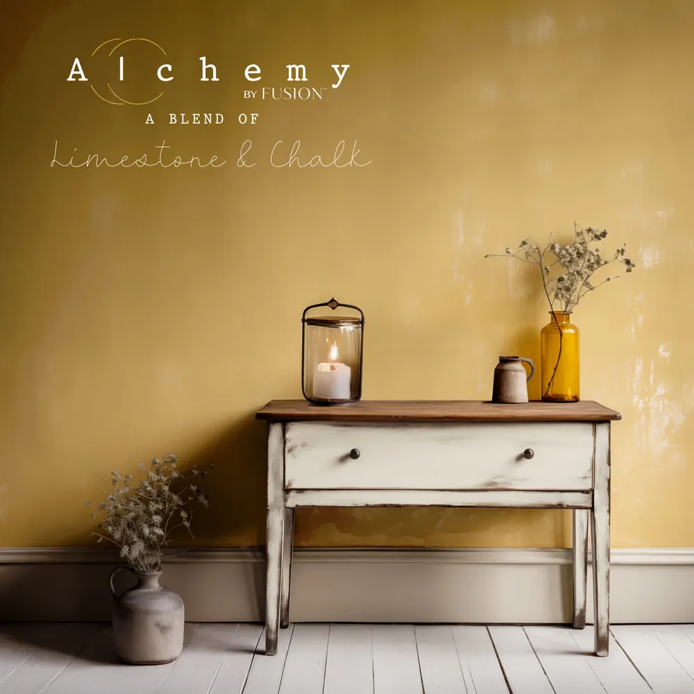 Alchemy Chalk Paint by Fusion Alabaster styled example 1