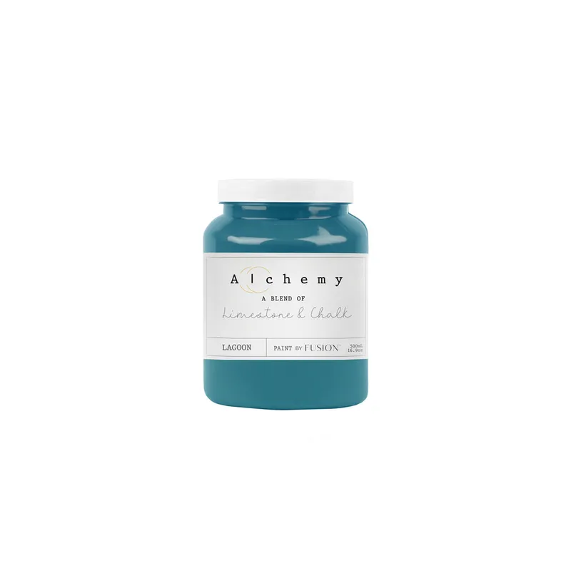 Alchemy Chalk Paint container in Lagoon