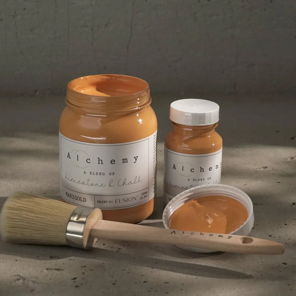 Alchemy Chalk Paint by Fusion Marigold styled example 3