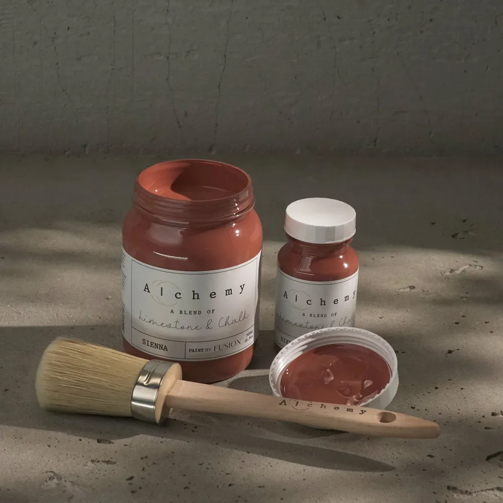 Alchemy Chalk Paint by Fusion Sienna styled example 3