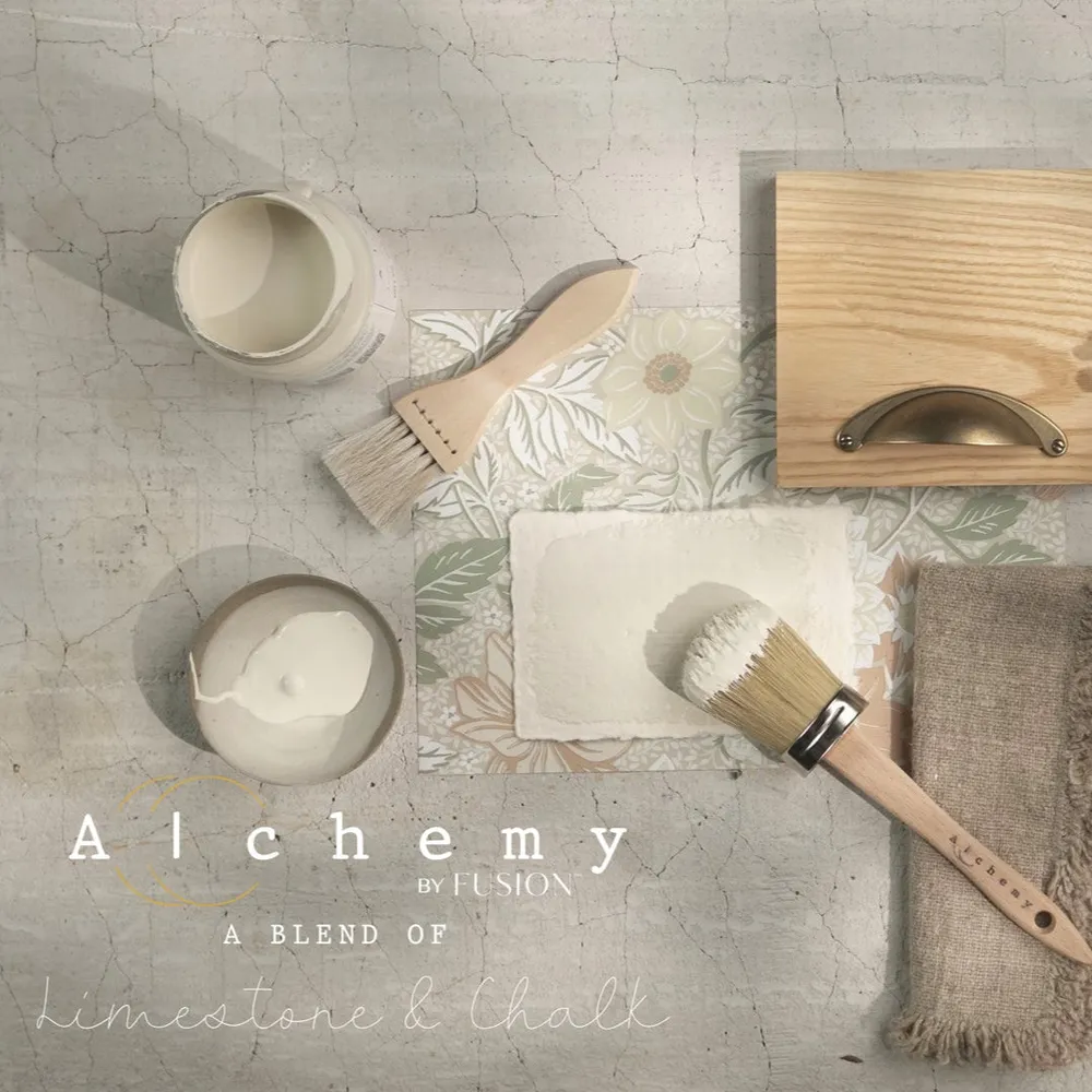 Alchemy Chalk Paint by Fusion White Oak styled example 3