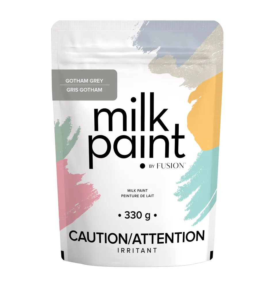 Milk Paint by Fusion Gotham Grey styled example 1