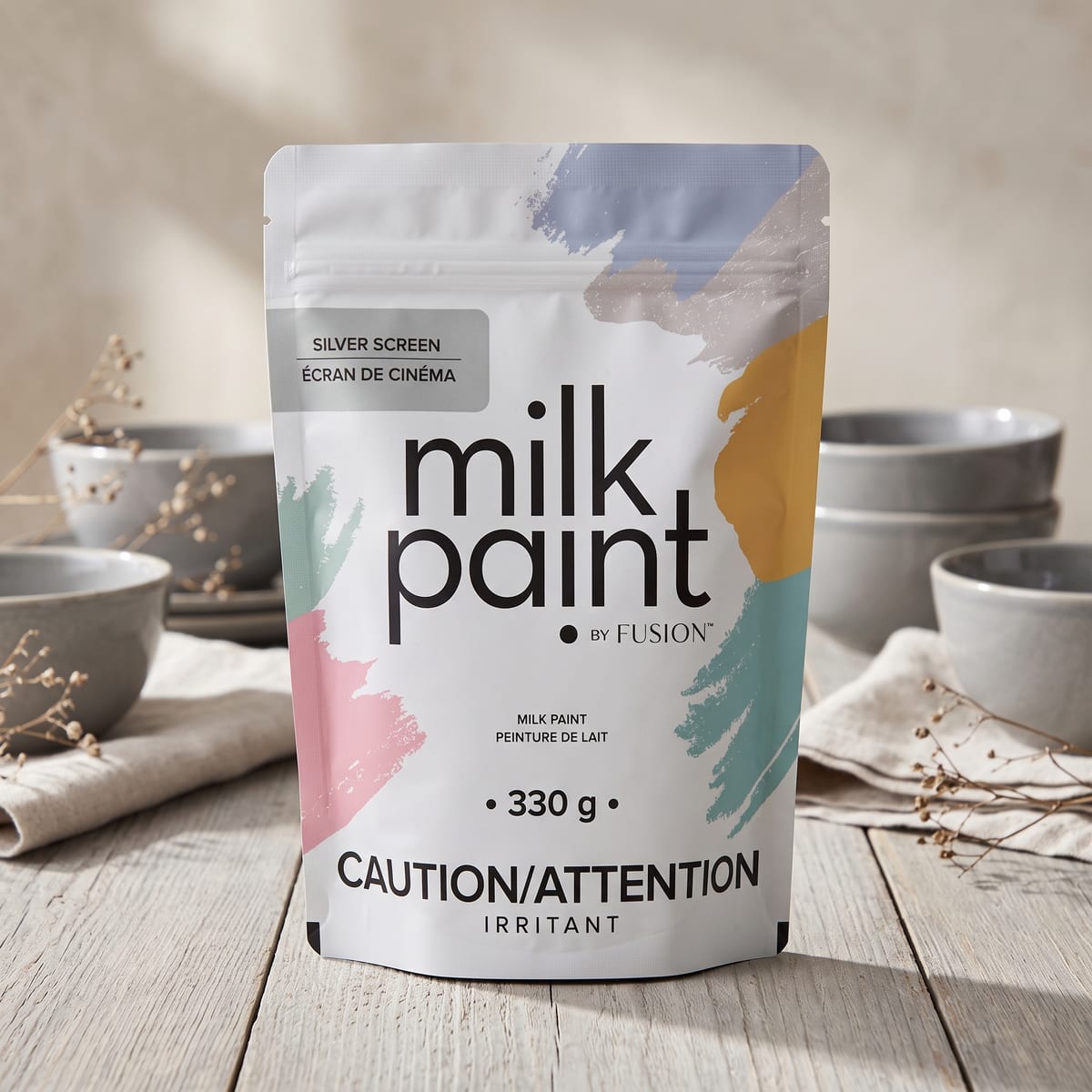 Fusion Milk Paint in Silver Screen