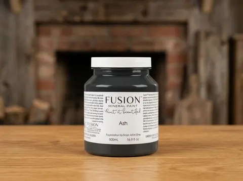 Fusion Mineral Paint jar in color Ash