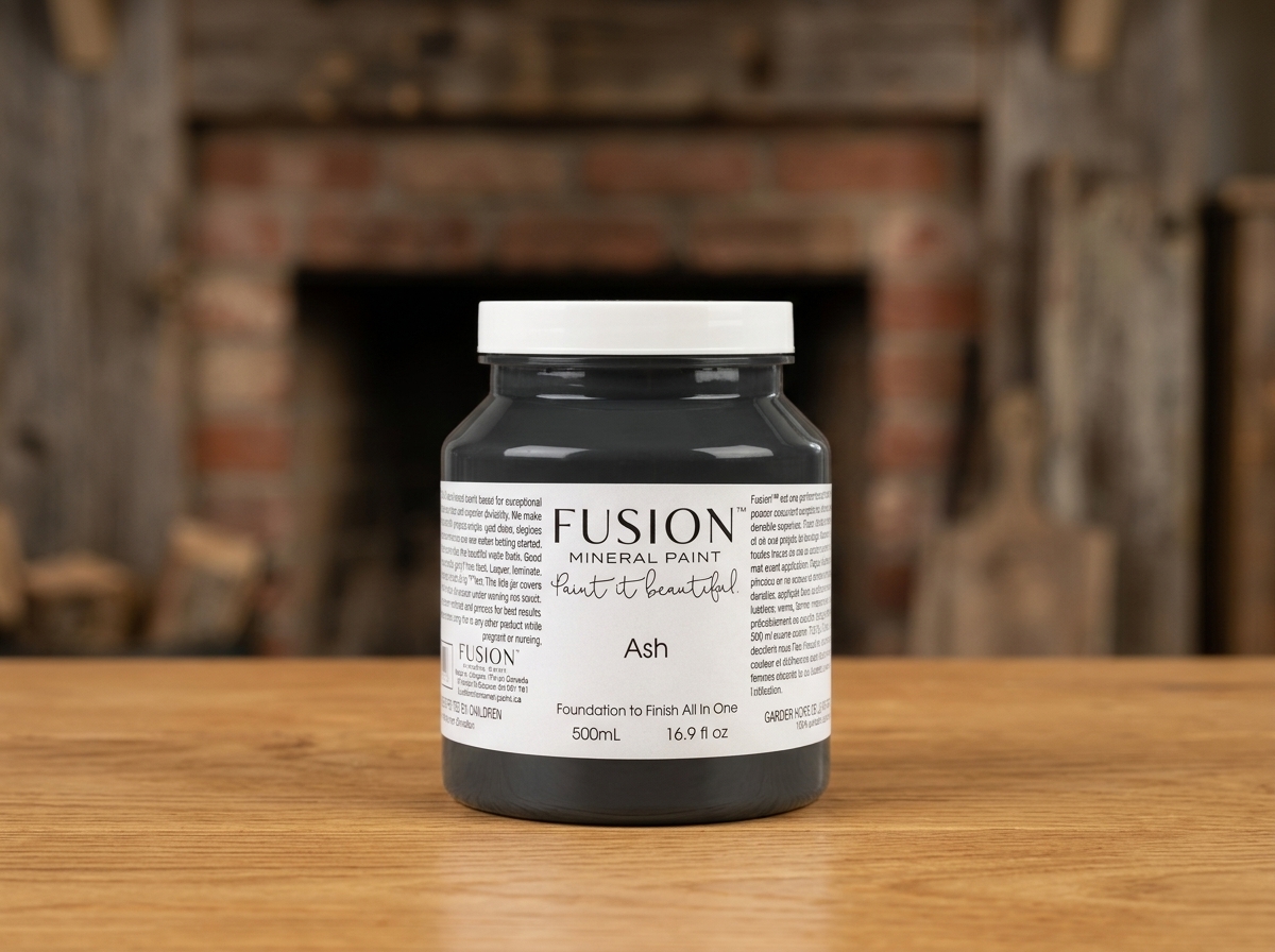 Fusion Mineral Paint jar in color Ash