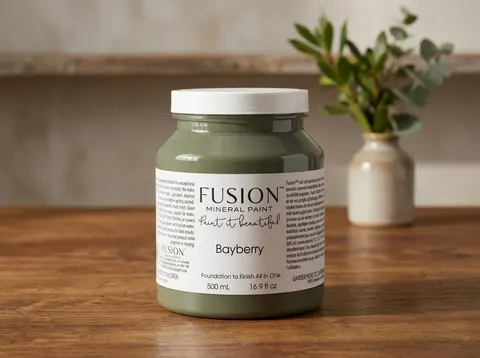Fusion Mineral Paint jar in color Bayberry