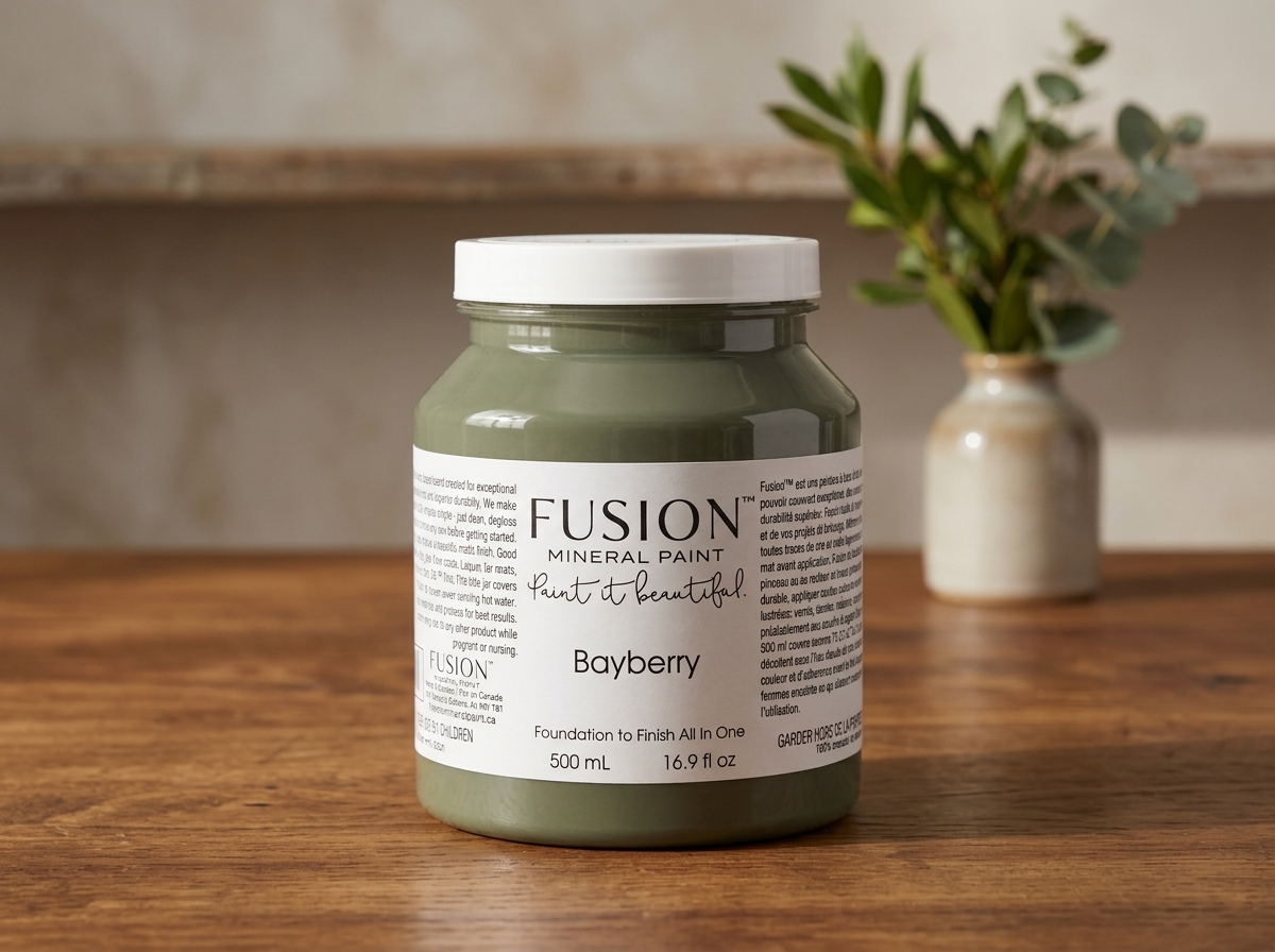 Fusion Mineral Paint jar in color Bayberry