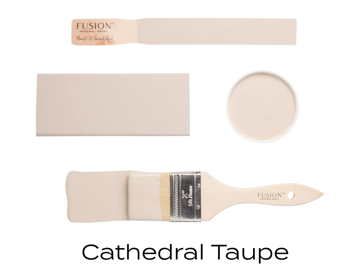 Fusion Mineral Paint Cathedral Taupe styled example 1