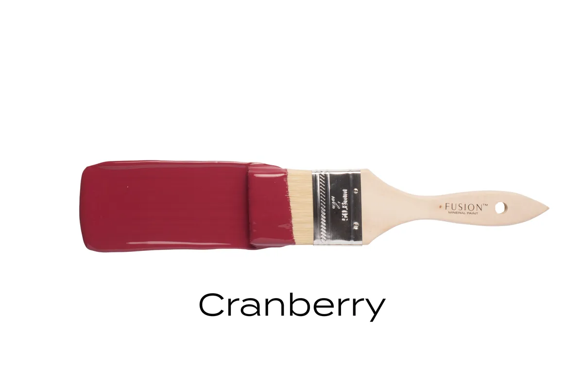 Fusion Mineral Paint Cranberry styled example 2