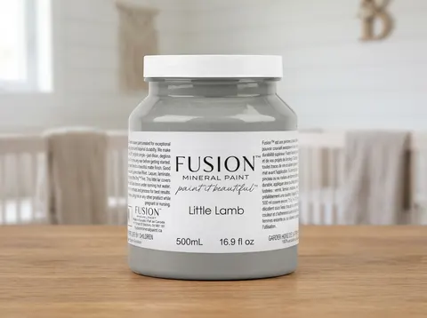 Fusion Mineral Paint jar in color Little Lamb