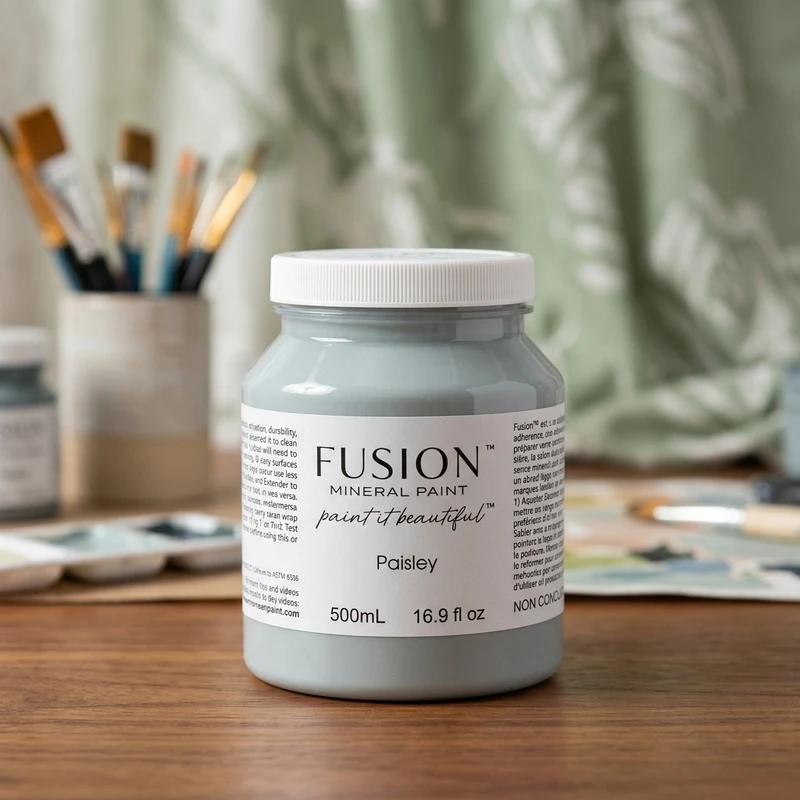 Fusion Mineral Paint jar in color Paisley