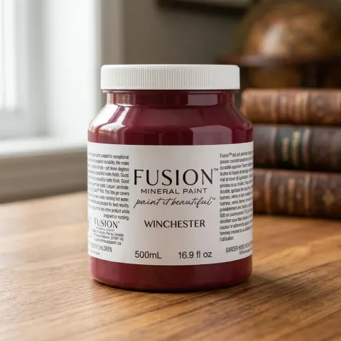 Fusion Mineral Paint jar in color Winchester