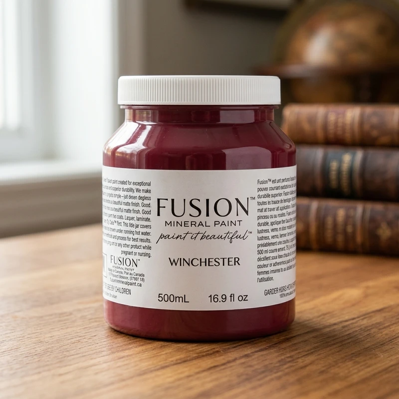 Fusion Mineral Paint jar in color Winchester