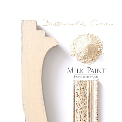 Homestead House Milk Paint in Buttermilk Cream